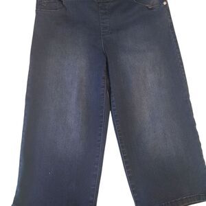 GLORIA VANDERBILT Capris Avery Pull-Ons With Studs Sz 8